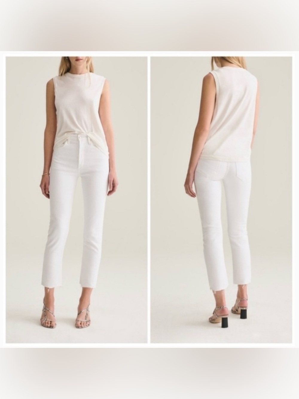 AGOLDE Riley High Rise Straight Jeans in Blurred - Picture 5 of 15